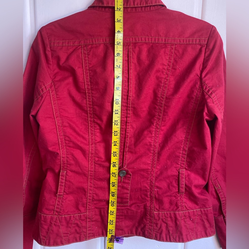 CAbi Red Utility Jacket for Women SzMedium - Picture 5 of 5